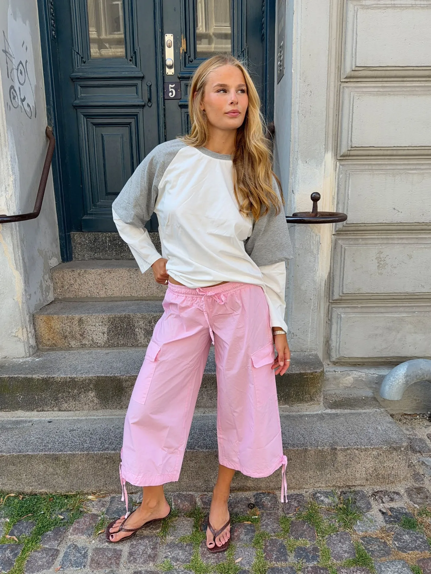 Tammy cargo bermudashorts - Lyserød
