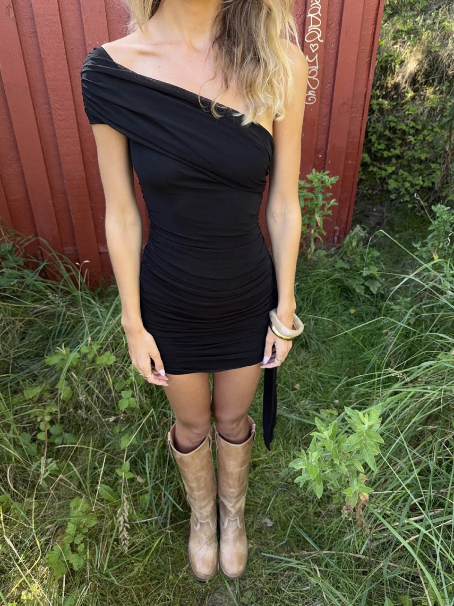 Tara minikjole - Sort