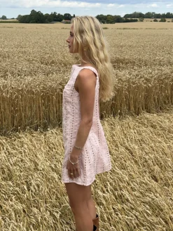 Tassy minikjole - Lyserød