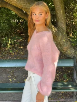 Tela strik - Lyserød
