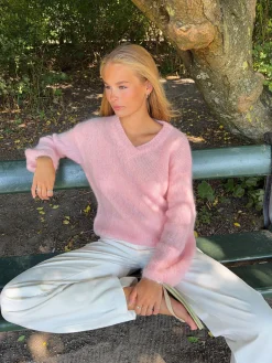 Tela strik - Lyserød