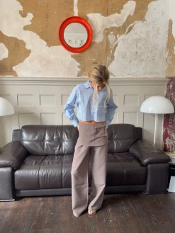 Thealine bukser med nederdel - Taupe