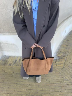 Tolouse ruskindstaske - Brun