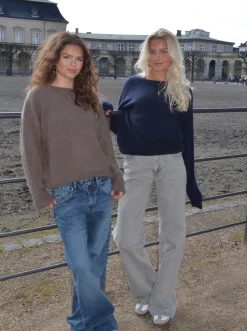 Ulrikke striktrøje - Brun