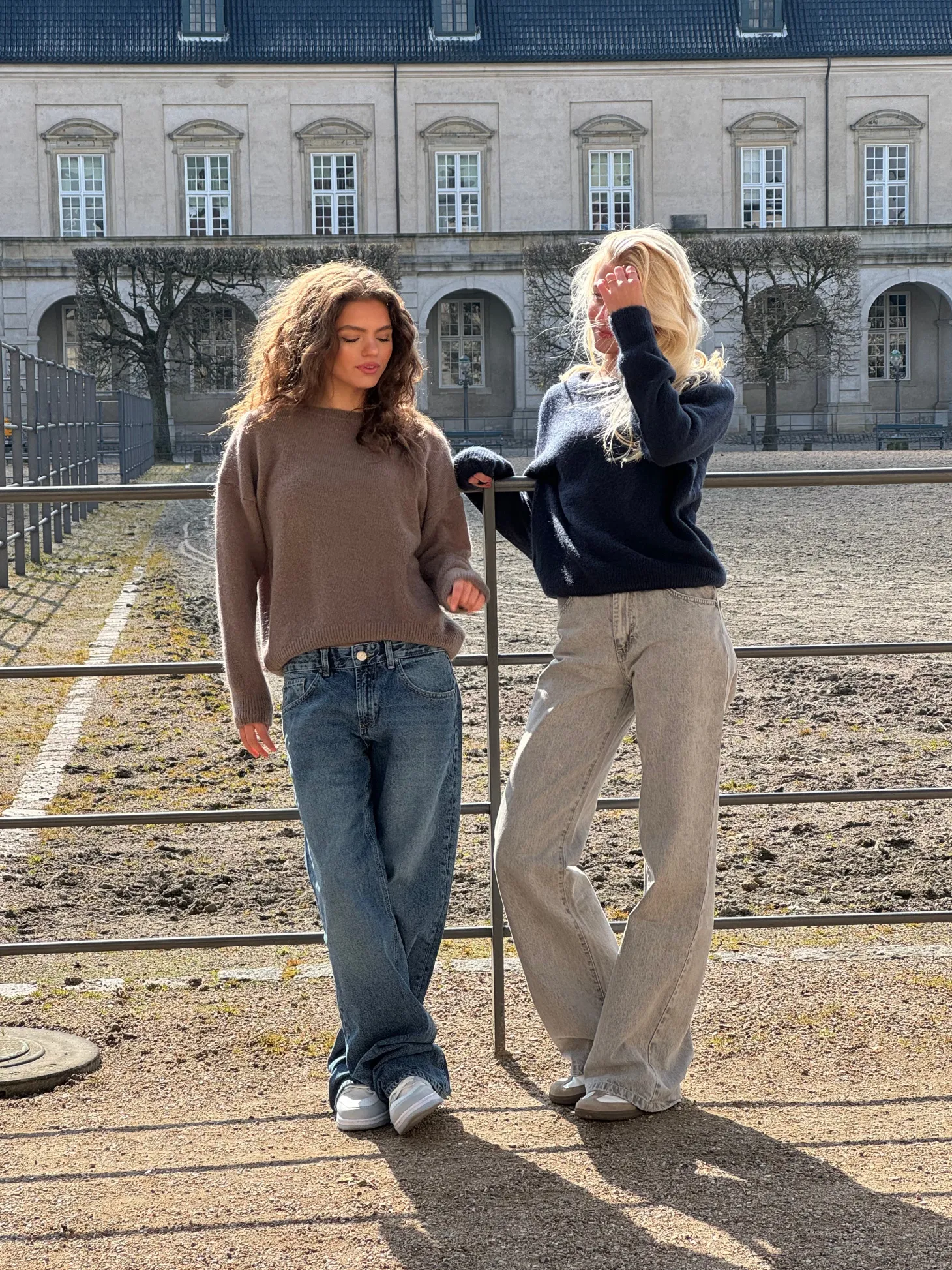 Ulrikke striktrøje - Brun