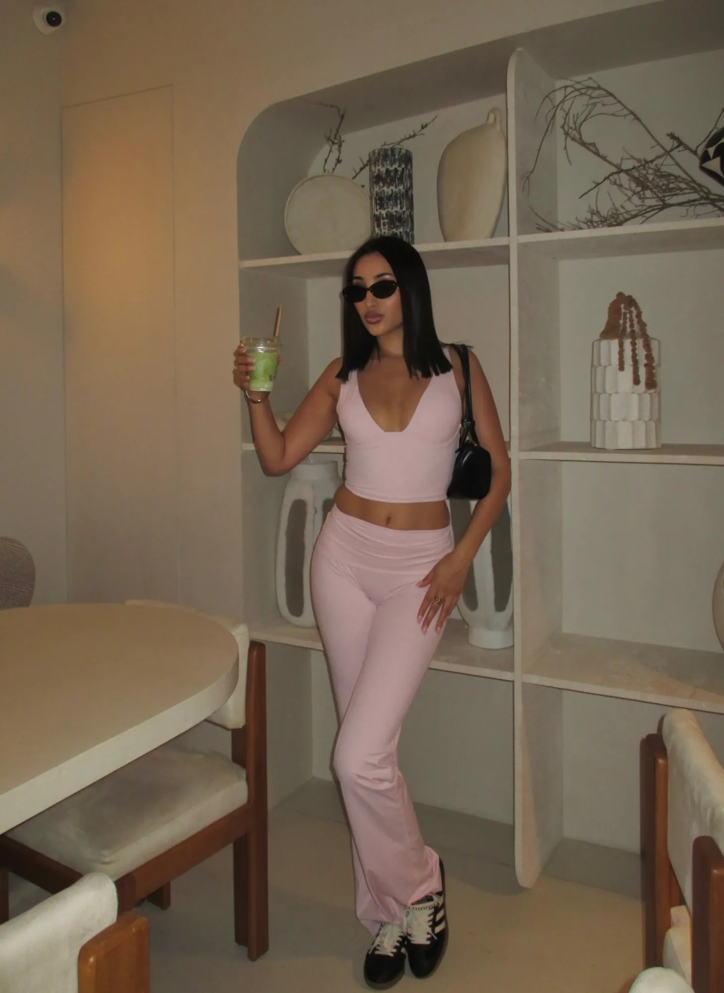 Ultimate v-neck top - Candyfloss