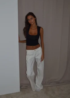 Uma suitbukser - Hvid