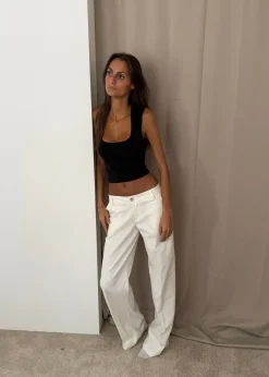 Uma suitbukser - Hvid