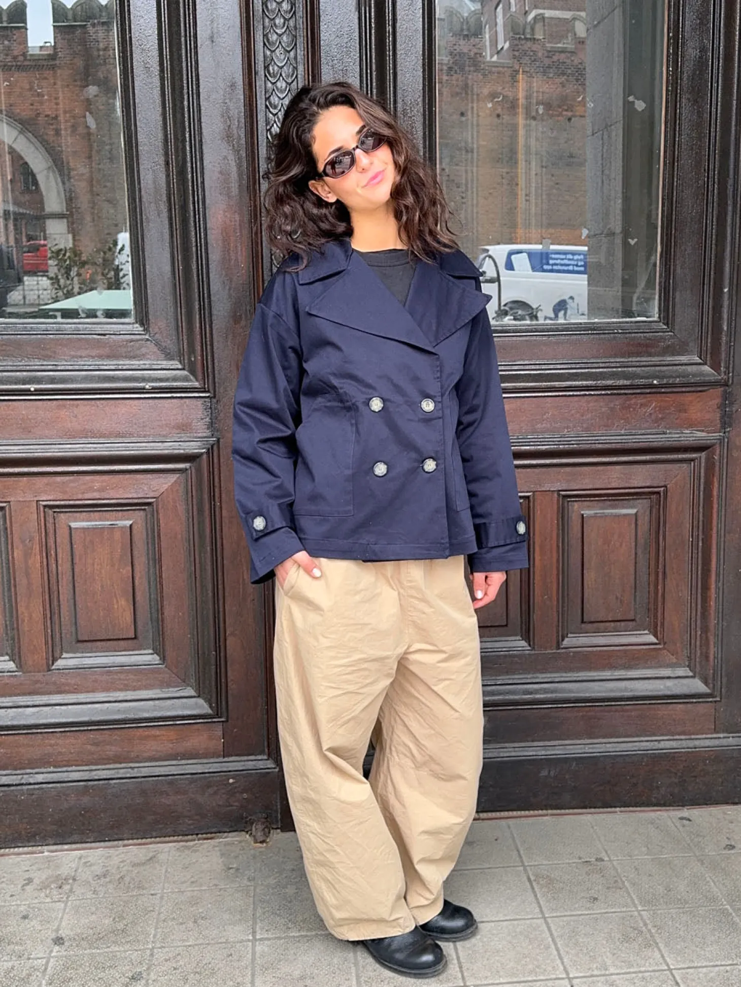 Via jakke - Navy