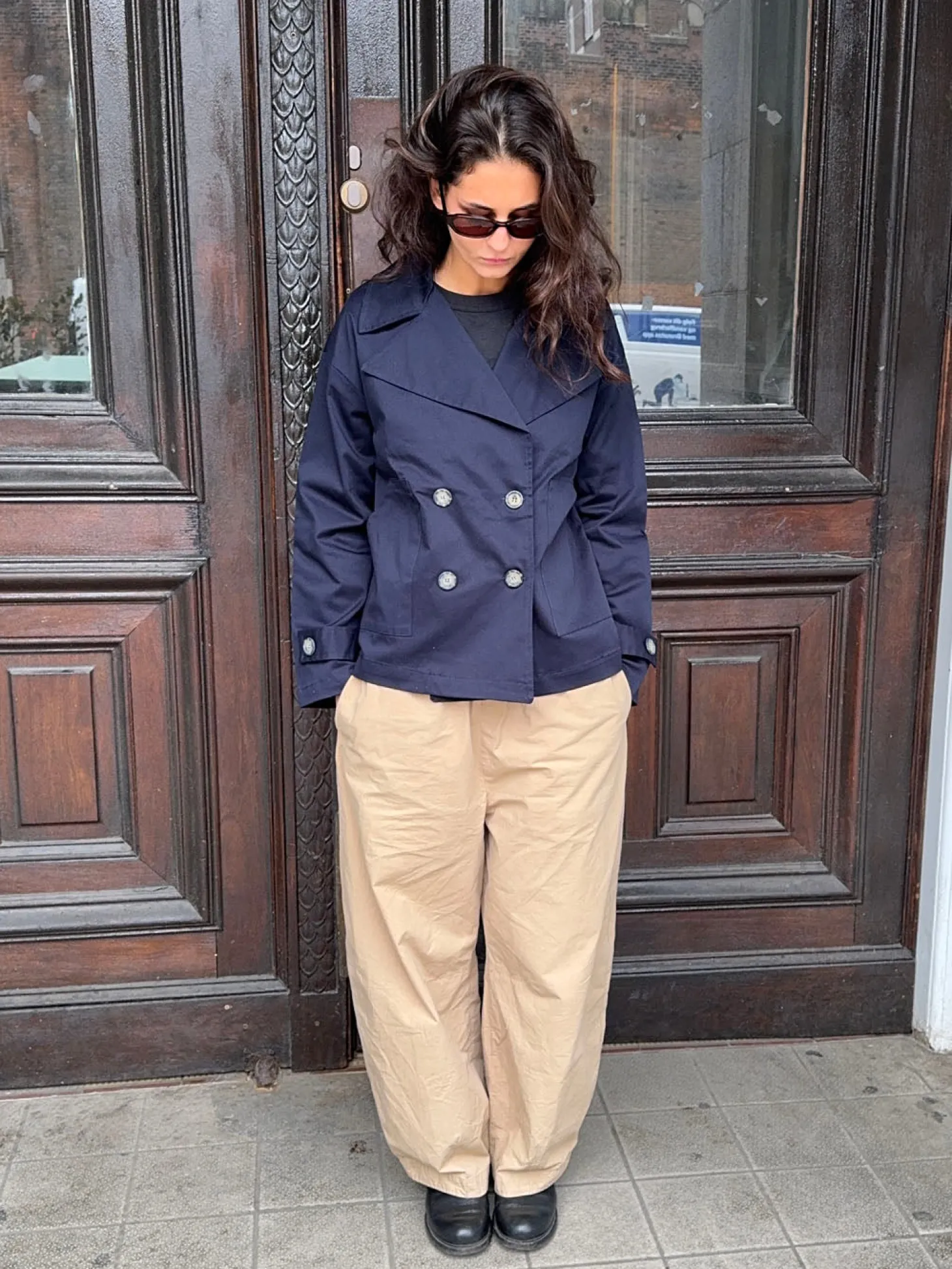 Via jakke - Navy