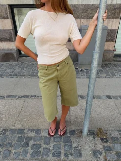 Vilea bermudashorts - Kaki