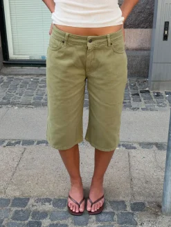 Vilea bermudashorts - Kaki