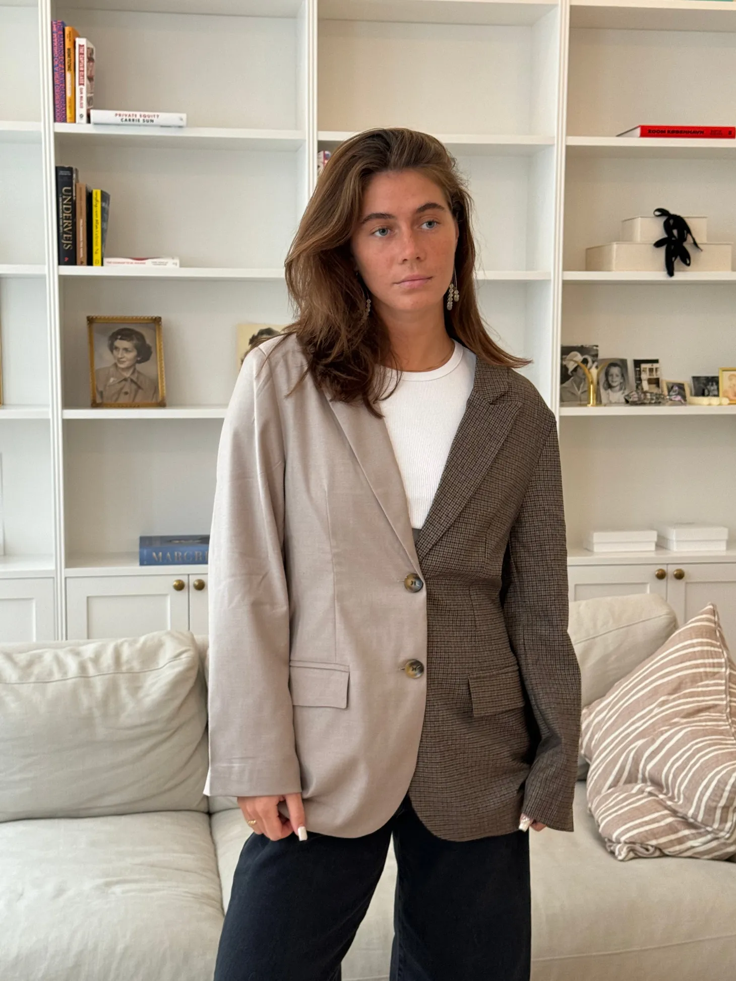 Vivenne duo blazer - Beige/brun