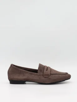 Watson loafers i ruskind - Mørkebrun
