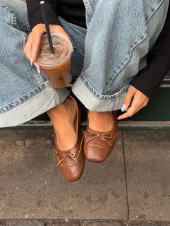 Waverly ballerina - Cognac