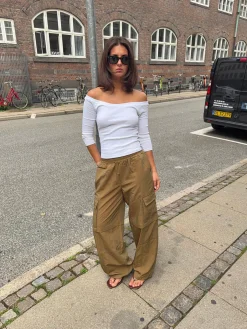 Yassy cargobukser - Lysebrun