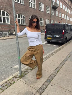 Yassy cargobukser - Lysebrun