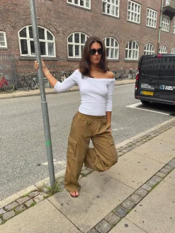 Yassy cargobukser - Lysebrun