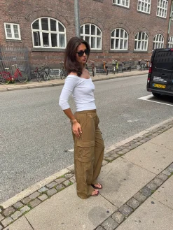 Yassy cargobukser - Lysebrun