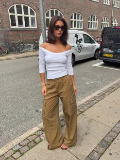 Yassy cargobukser - Lysebrun