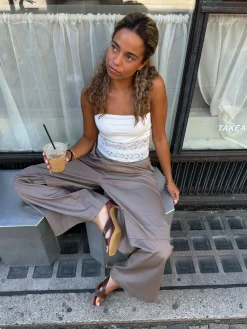 Zera tubetop i blonde - Hvid