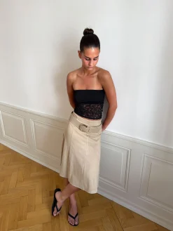 Zera tubetop i blonde - Sort
