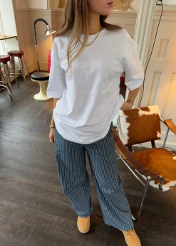 Zinnia oversized t-shirt - Hvid